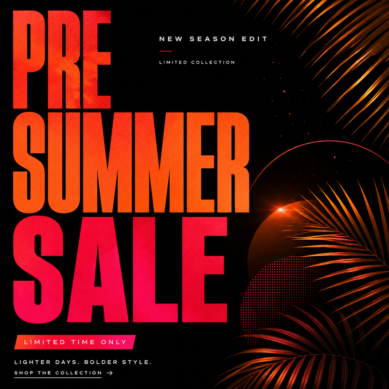 PRE SUMMER SALE